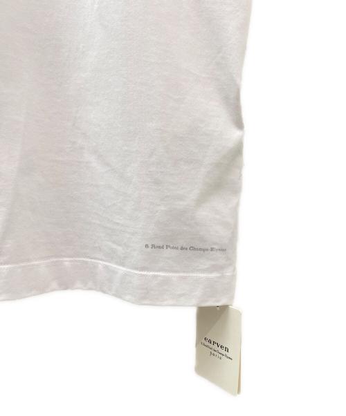 CARVEN（カルヴェン）CARVEN (カルヴェン) クラシック ジャージー エンベリッシュド Tシャツ ホワイト サイズ:XSの古着・服飾アイテム