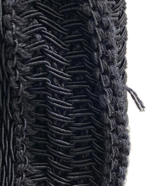 Mame Kurogouchi（マメクロゴウチ）Mame Kurogouchi (マメクロゴウチ) Drop Jacquard Knitted Vest ブラック サイズ:2の古着・服飾アイテム