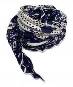 HERMESエルメス）の古着「カレ55 プリーツ」｜ブルー