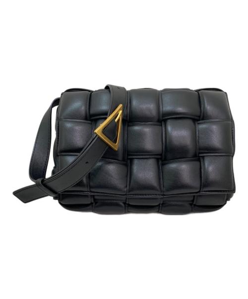 BOTTEGA VENETA（ボッテガベネタ）BOTTEGA VENETA (ボッテガベネタ) マキシイントレチャートパデットカセット ブラックの古着・服飾アイテム