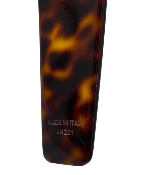 CELINE（セリーヌ）CELINE (セリーヌ) ヘアバンド ダークハバナ×ゴールドの古着・服飾アイテム