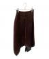 CELINE (セリーヌ) レザースカート ブラウン サイズ:34：40000円