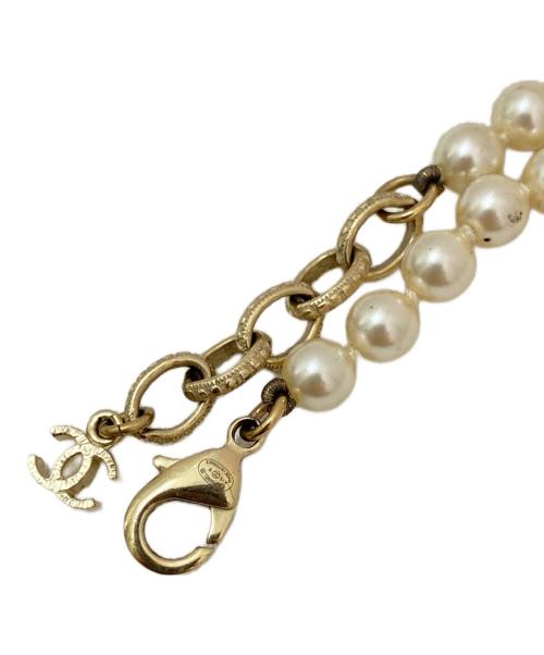 CHANEL（シャネル）CHANEL (シャネル) ココマーク付きパールネックレスの古着・服飾アイテム