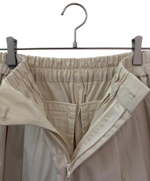 BABYLONE（バビロン）BABYLONE (バビロン) タックパンツ ベージュ サイズ:Fの古着・服飾アイテム