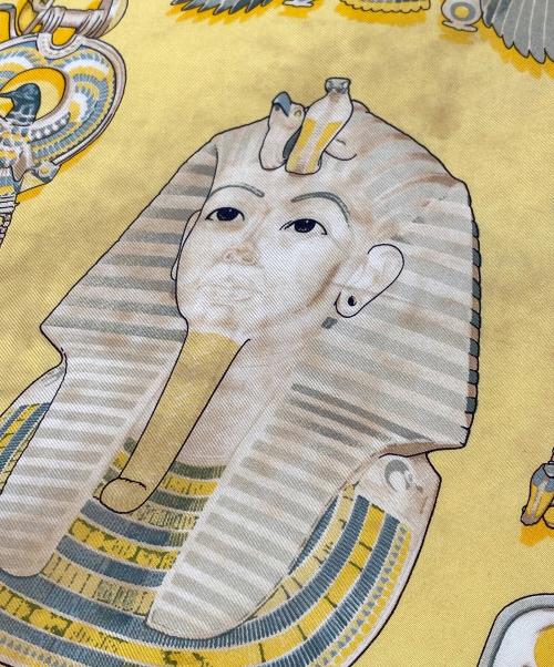 HERMES（エルメス）HERMES (エルメス) シルクスカーフ イエロー サイズ:40の古着・服飾アイテム