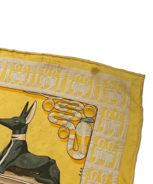 HERMES（エルメス）HERMES (エルメス) シルクスカーフ イエロー サイズ:40の古着・服飾アイテム