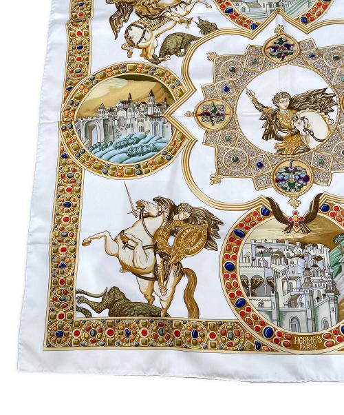 HERMES（エルメス）HERMES (エルメス) カレ90 ベージュ サイズ:90の古着・服飾アイテム