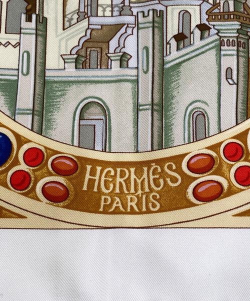 HERMES（エルメス）HERMES (エルメス) カレ90 ベージュ サイズ:90の古着・服飾アイテム