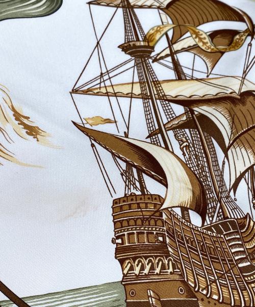 HERMES（エルメス）HERMES (エルメス) カレ90 レッド サイズ:90の古着・服飾アイテム