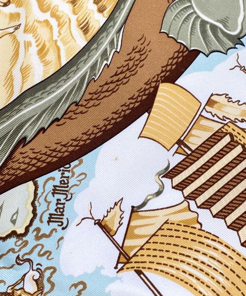 HERMES（エルメス）HERMES (エルメス) カレ90 レッド サイズ:90の古着・服飾アイテム