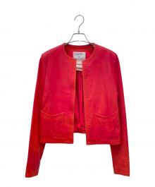 CHANEL（シャネル）の古着「レザージャケット」｜レッド