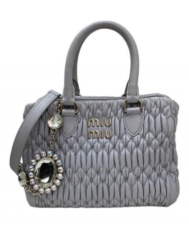 中古・古着通販】MIU MIU (ミュウミュウ) ナッパクリスタルマテラッセ