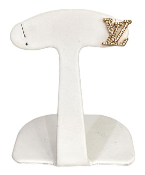 LOUIS VUITTON（ルイ ヴィトン）LOUIS VUITTON (ルイ ヴィトン) ピアス･LV アイコニック ストラス ゴールドの古着・服飾アイテム