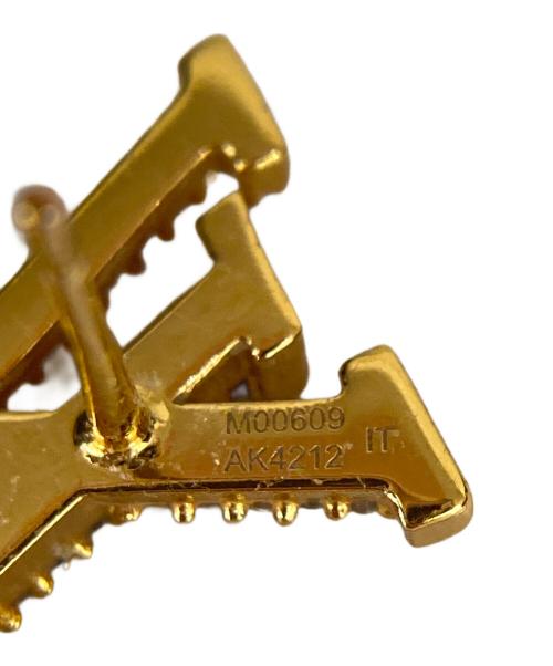 LOUIS VUITTON（ルイ ヴィトン）LOUIS VUITTON (ルイ ヴィトン) ピアス･LV アイコニック ストラス ゴールドの古着・服飾アイテム