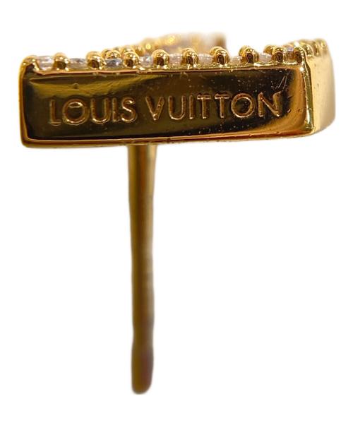LOUIS VUITTON（ルイ ヴィトン）LOUIS VUITTON (ルイ ヴィトン) ピアス･LV アイコニック ストラス ゴールドの古着・服飾アイテム