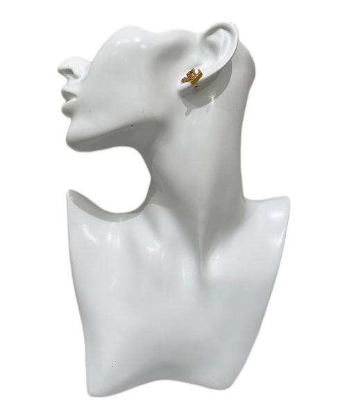 LOUIS VUITTON（ルイ ヴィトン）LOUIS VUITTON (ルイ ヴィトン) ピアス･LV アイコニック ストラス ゴールドの古着・服飾アイテム