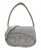 DIESELディーゼル）の古着「グリッター ロゴ ショルダーバッグ」｜シルバー