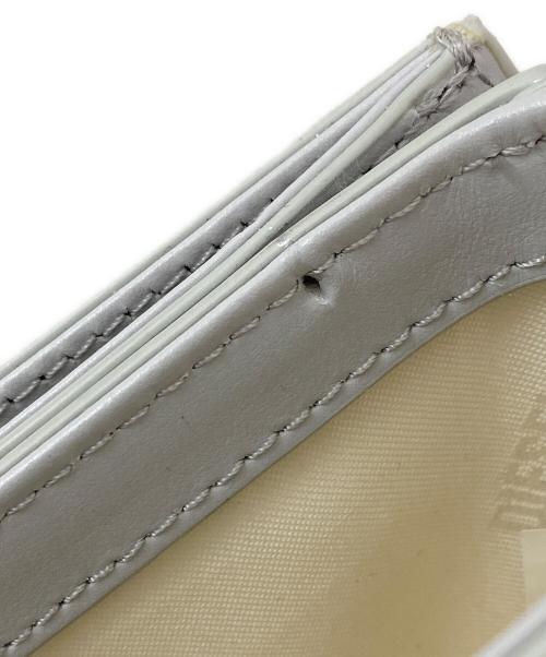 DIESEL（ディーゼル）DIESEL (ディーゼル) グリッター ロゴ ショルダーバッグ シルバーの古着・服飾アイテム