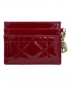 Christian Diorクリスチャン ディオール）の古着「Lady Dior Freesia カードホルダー」｜レッド