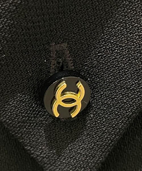 CHANEL（シャネル）CHANEL (シャネル) P95 ヴィンテージ ノースリーブ ワンピース ブラック サイズ:38の古着・服飾アイテム