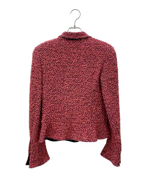 CHANEL（シャネル）CHANEL (シャネル) ブークレツイードジャケット ピンク サイズ:38の古着・服飾アイテム