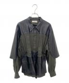 muller of yoshiokuboミュラーオブヨシオクボ）の古着「MOON SHIRTS BLOUSON」｜グリーン