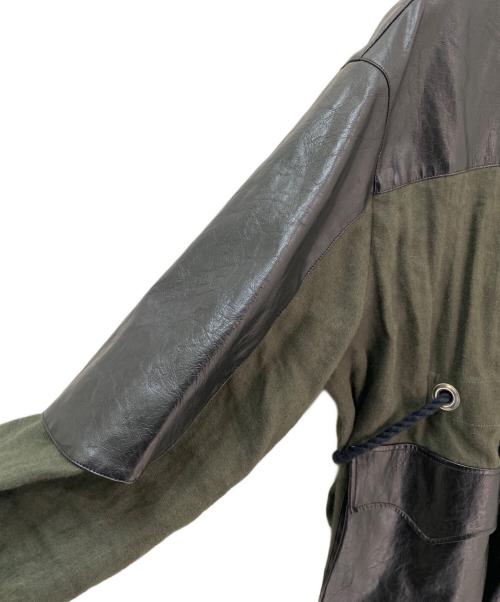 muller of yoshiokubo（ミュラーオブヨシオクボ）muller of yoshiokubo (ミュラーオブヨシオクボ) MOON SHIRTS BLOUSON グリーン サイズ:36の古着・服飾アイテム