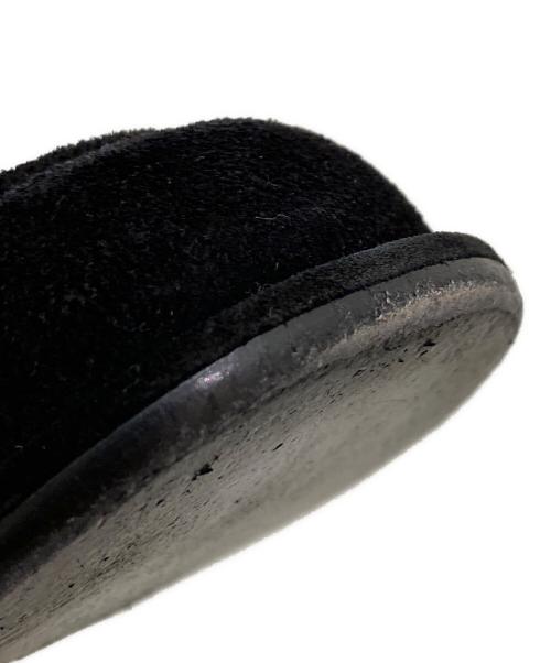 CHANEL（シャネル）CHANEL (シャネル) ボアスリッポン ブラック サイズ:36 1/2の古着・服飾アイテム