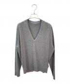 DEUXIEME CLASSEドゥーズィエム クラス）の古着「FF30 GIZA Vネック プルオーバー」｜グレー