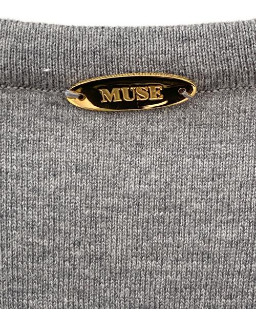 DEUXIEME CLASSE（ドゥーズィエム クラス）DEUXIEME CLASSE (ドゥーズィエム クラス) FF30 GIZA Vネック プルオーバー グレー サイズ:Freeの古着・服飾アイテム