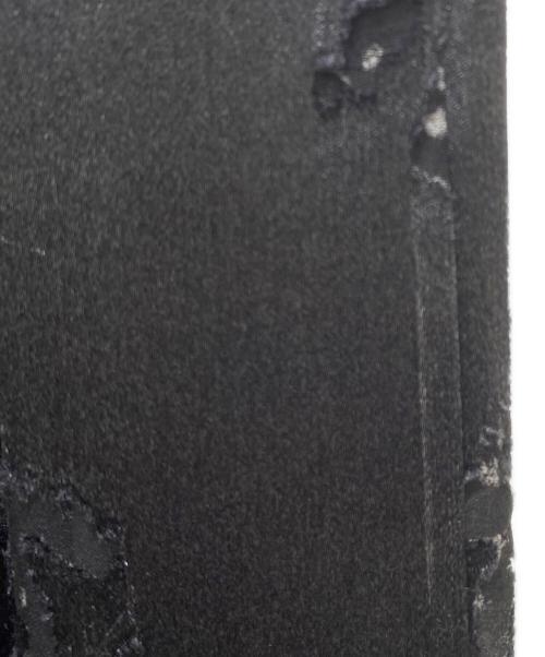 CHANEL（シャネル）CHANEL (シャネル) メティエダールシルク サテン ココマーク ロングスカート ブラック サイズ:34の古着・服飾アイテム