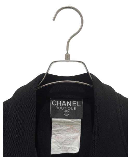 CHANEL（シャネル）CHANEL (シャネル) ウールジャケット ブラック サイズ:38の古着・服飾アイテム