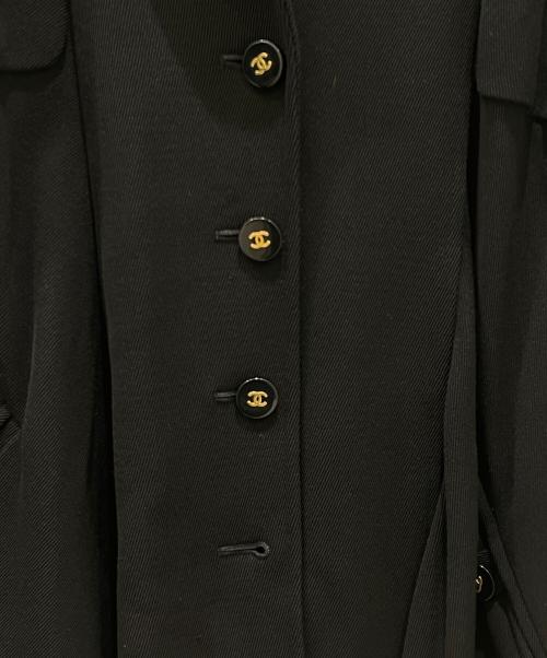 CHANEL（シャネル）CHANEL (シャネル) ウールジャケット ブラック サイズ:38の古着・服飾アイテム
