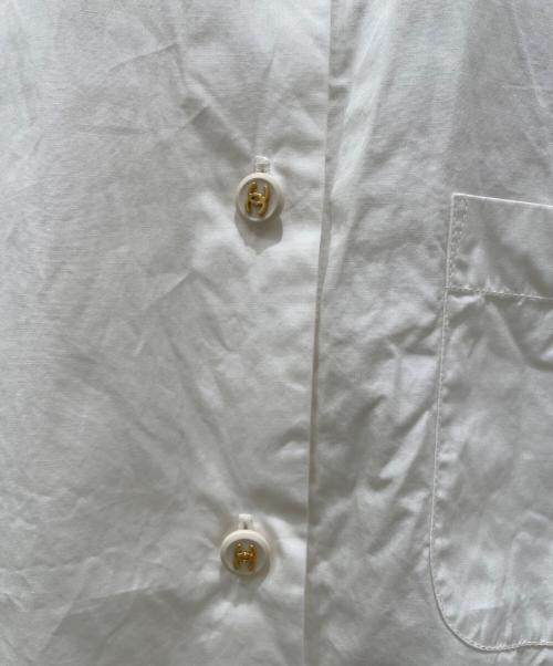 CHANEL（シャネル）CHANEL (シャネル) P05 ココマーク 長袖シャツ ホワイト サイズ:38の古着・服飾アイテム