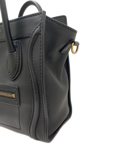 CELINE（セリーヌ）CELINE (セリーヌ) ラゲージ　ナノ ブラックの古着・服飾アイテム