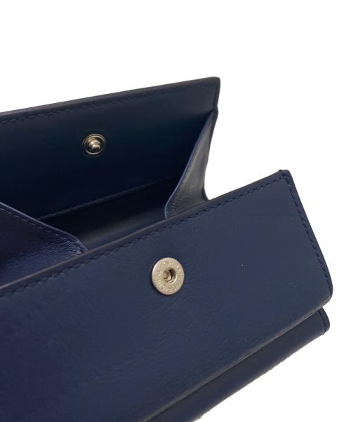 J&M DAVIDSON（ジェイ＆エム デヴィッドソン）J&M DAVIDSON (ジェイ＆エム デヴィッドソン) コンパクトウォレット ネイビーの古着・服飾アイテム