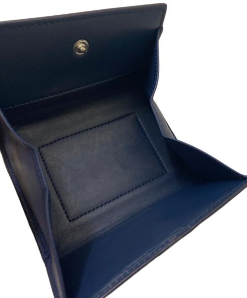 J&M DAVIDSON（ジェイ＆エム デヴィッドソン）J&M DAVIDSON (ジェイ＆エム デヴィッドソン) コンパクトウォレット ネイビーの古着・服飾アイテム