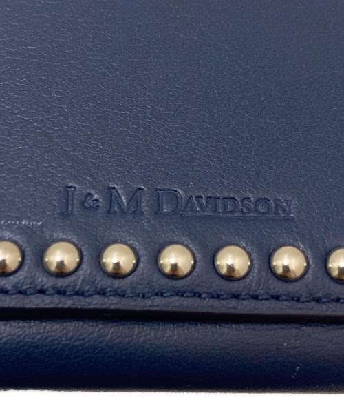 J&M DAVIDSON（ジェイ＆エム デヴィッドソン）J&M DAVIDSON (ジェイ＆エム デヴィッドソン) コンパクトウォレット ネイビーの古着・服飾アイテム