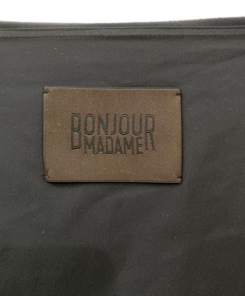 bonjour madame（ボンジュールマダム）bonjour madame (ボンジュールマダム) ナイロンジャケット ブラック サイズ:Freeの古着・服飾アイテム