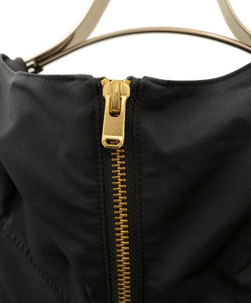 bonjour madame（ボンジュールマダム）bonjour madame (ボンジュールマダム) ナイロンジャケット ブラック サイズ:Freeの古着・服飾アイテム