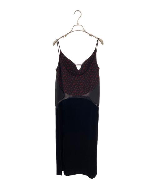 Mame Kurogouchi（マメクロゴウチ）Mame Kurogouchi (マメクロゴウチ) Cupro Triacetate Floral Jacquard Camisole Dress ブラック サイズ:1の古着・服飾アイテム