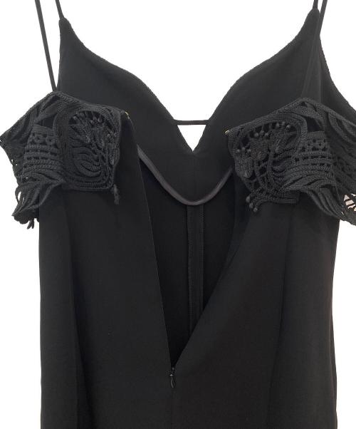 Mame Kurogouchi（マメクロゴウチ）Mame Kurogouchi (マメクロゴウチ) Embroidered Camisole Top ブラック サイズ:2の古着・服飾アイテム