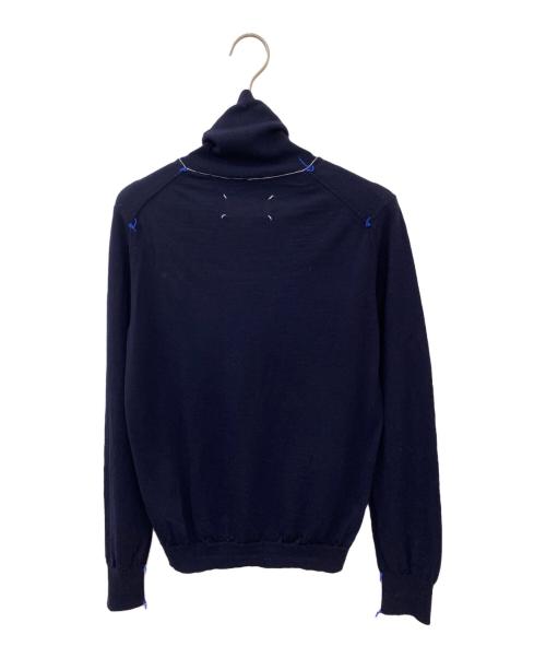 Maison Margiela（メゾンマルジェラ）Maison Margiela (メゾンマルジェラ) タートルネックニット ネイビー サイズ:Mの古着・服飾アイテム