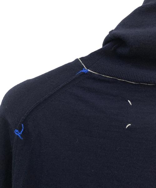 Maison Margiela（メゾンマルジェラ）Maison Margiela (メゾンマルジェラ) タートルネックニット ネイビー サイズ:Mの古着・服飾アイテム