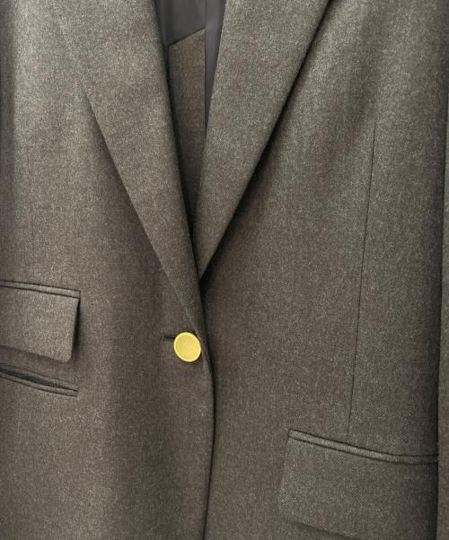 Adam et Rope（アダム エ ロペ）Adam et Rope (アダム エ ロペ) シングルブレストスリットジャケット ブラウン サイズ:36の古着・服飾アイテム