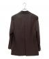 Adam et Rope (アダム エ ロペ) シングルブレストスリットジャケット ブラウン サイズ:36：20000円