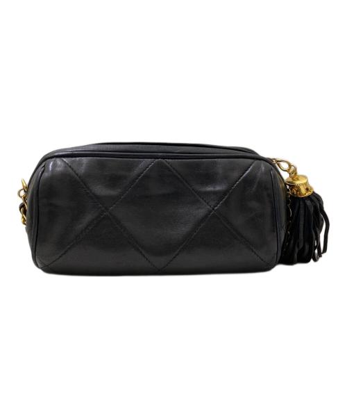 CHANEL（シャネル）CHANEL (シャネル) チェーンショルダーバッグ ブラックの古着・服飾アイテム