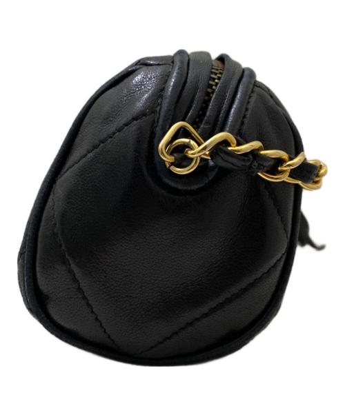 CHANEL（シャネル）CHANEL (シャネル) チェーンショルダーバッグ ブラックの古着・服飾アイテム