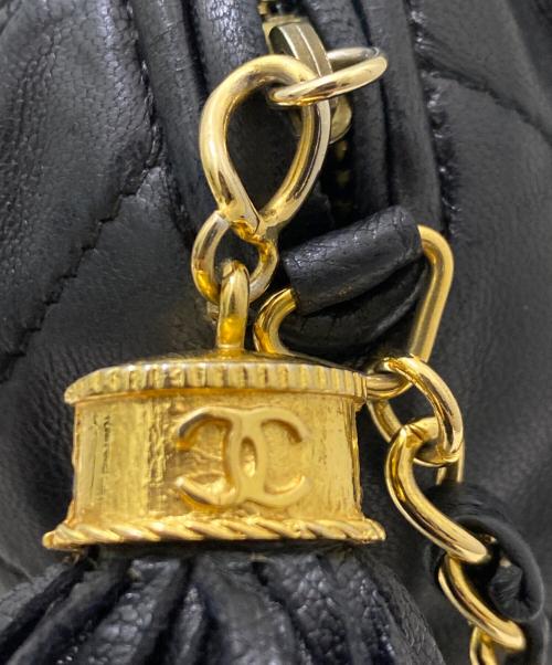 CHANEL（シャネル）CHANEL (シャネル) チェーンショルダーバッグ ブラックの古着・服飾アイテム