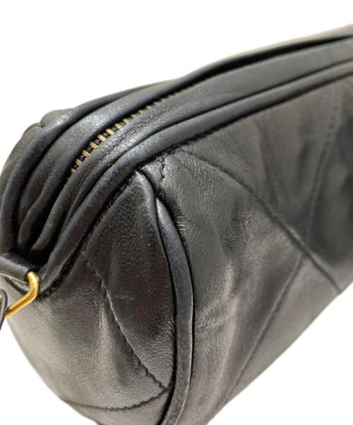 CHANEL（シャネル）CHANEL (シャネル) チェーンショルダーバッグ ブラックの古着・服飾アイテム